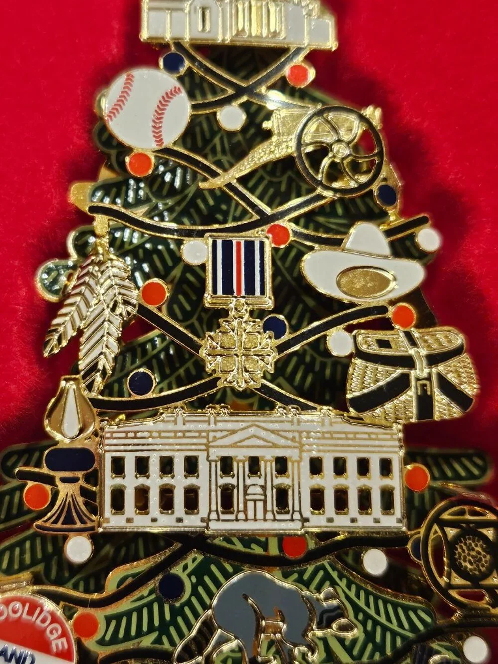 2015 THE WHITE HOUSE HISTORICAL ASSOCIATION CHRISTMAS HOLIDAY ANNUAL ORNAMENT